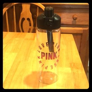Pink water bottle